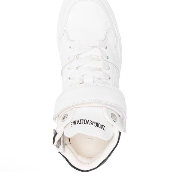 Zadig & Voltaire logo-print touch-strap sneakers NEW  Size 41 - Picture 7 of 14